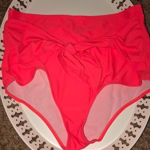 Kortni Jeane High-Waisted Tie Up Front Bottoms XL